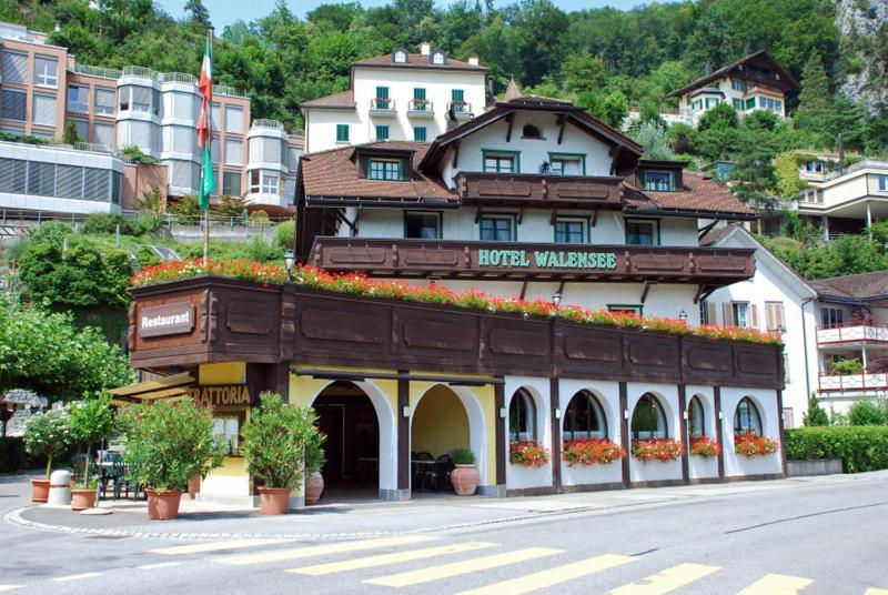Hotel Walensee Trattoria Weesen Esterno foto